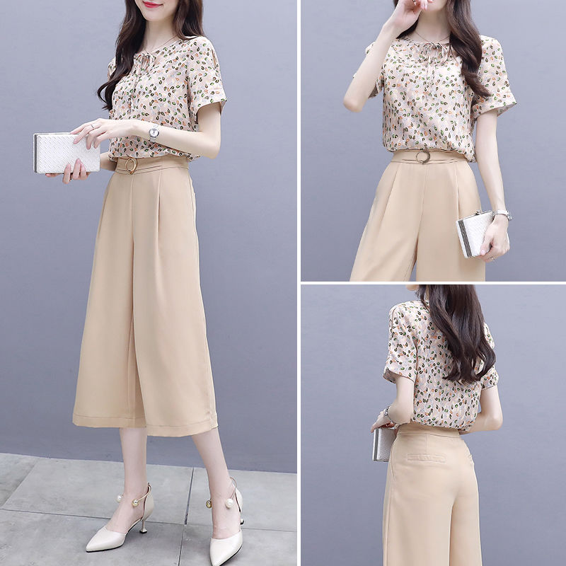 嫂子越来越迷人，穿短裤套装也太美了，减龄似少女迷倒一大片