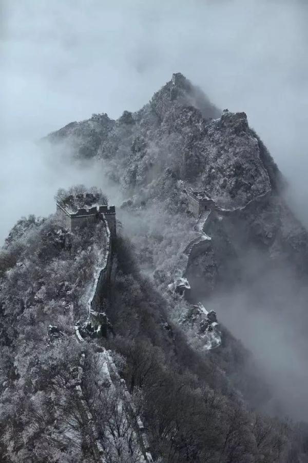 雪里山河，水墨中国