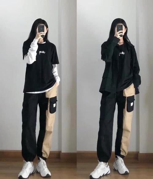  #显瘦#快扔掉你的小脚裤，今年流行的是“1＋1裤”，腿粗、微胖都能穿！