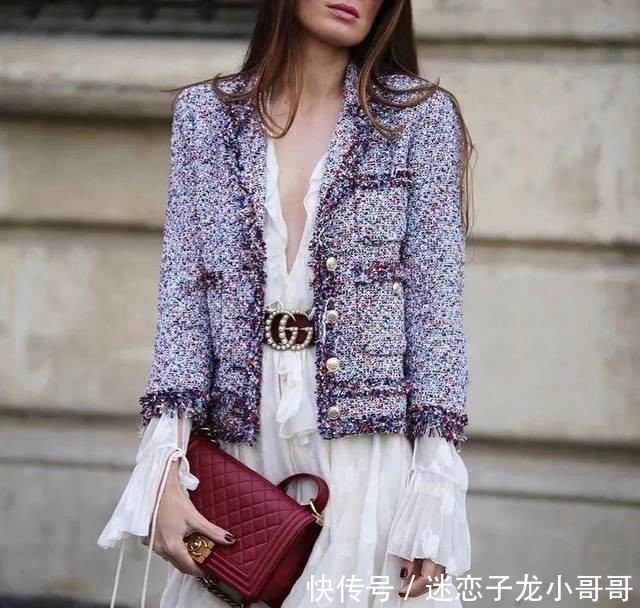  「香奈儿」优雅的小香风外套,怎么穿都好看!
