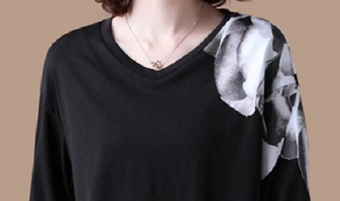 天!这才是70后女人该美的样子，新款娃娃衫，藏肉真洋气