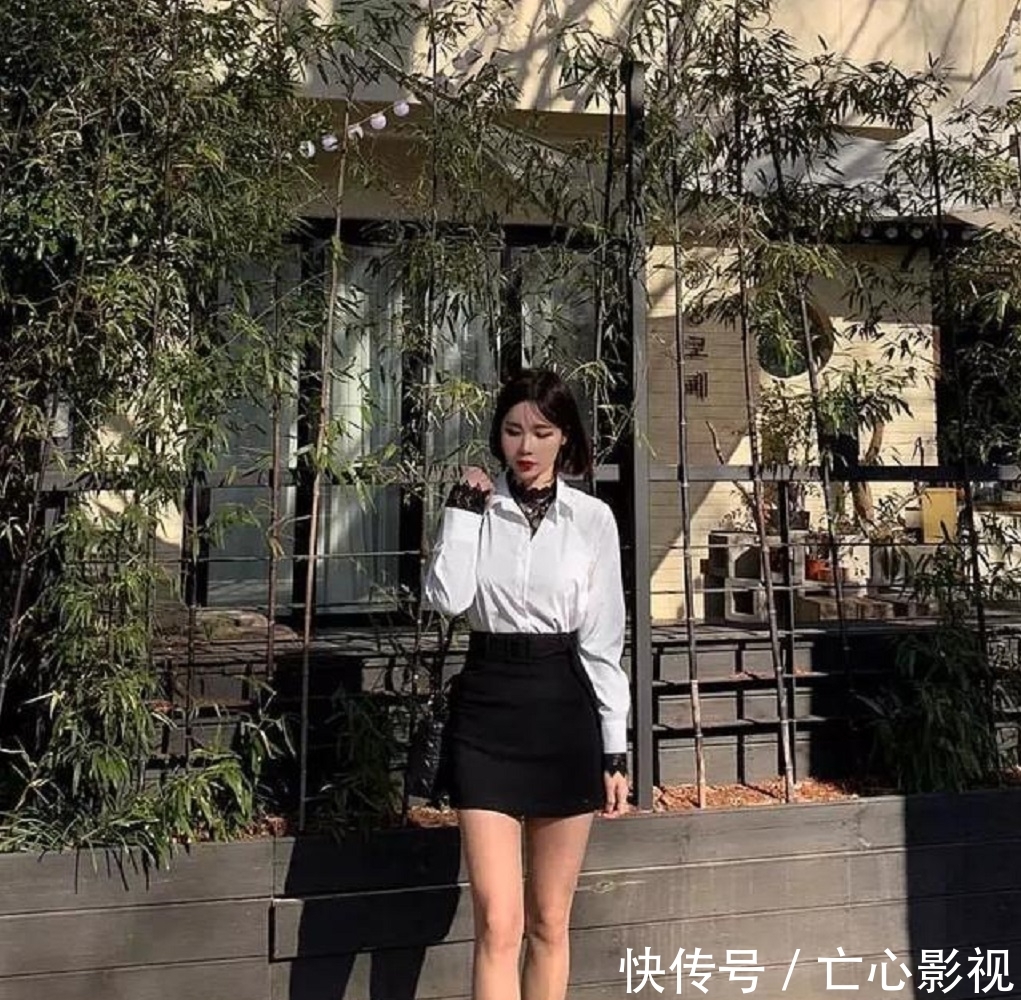 『半身裙』春季超火的衬衫+半裙穿搭,照着穿不要太有气质了!
