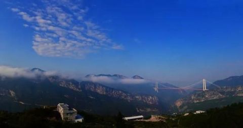  祖国|向祖国献礼！“世界第一”赤水河红军大桥建成仪式今早举行