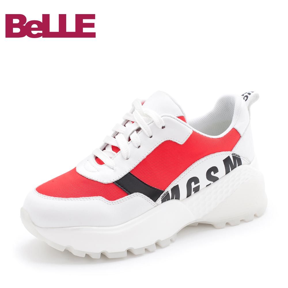 领券30元后368元-百丽老爹鞋2018春新休闲鞋