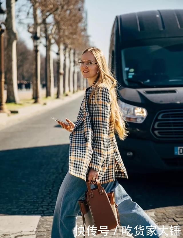 #格纹西装#秋冬必穿的格纹,时髦炸了
