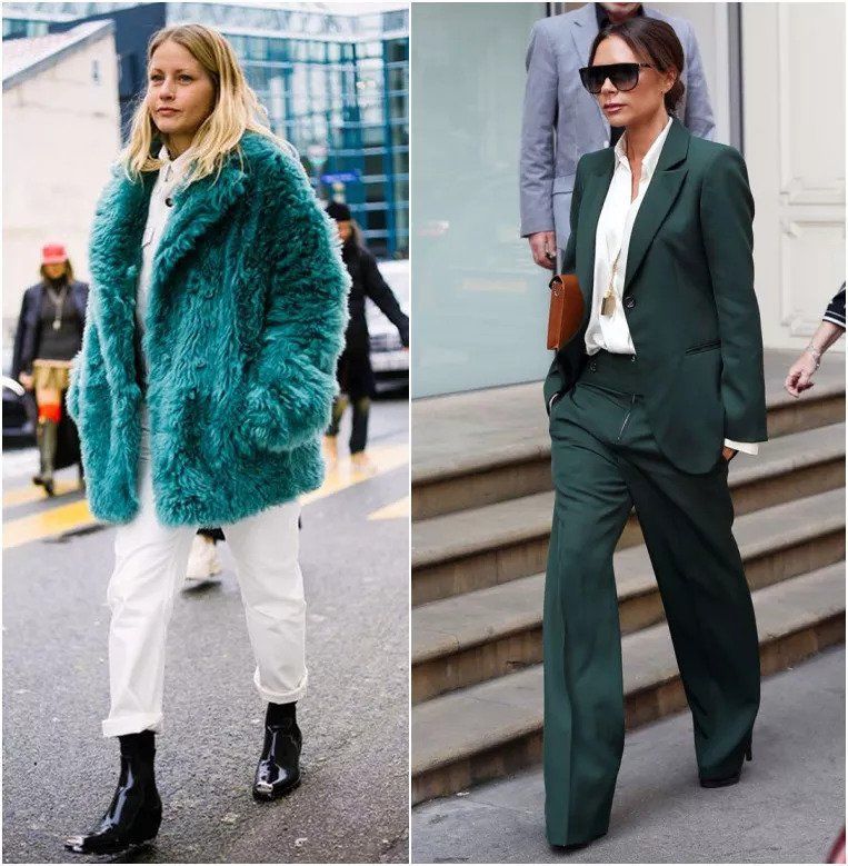 唐嫣宋茜亲自告诉你，秋冬穿什么流行色最显白!