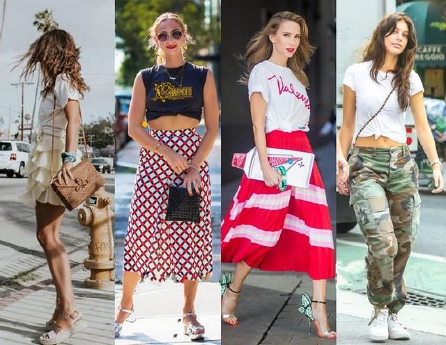 夏天怎么穿时髦？36套示范搭配，打个结让基础款穿出质感