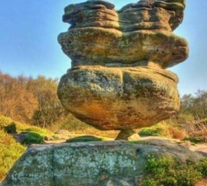 实拍：世界各地“平衡奇石”，感觉风一吹就倒了~