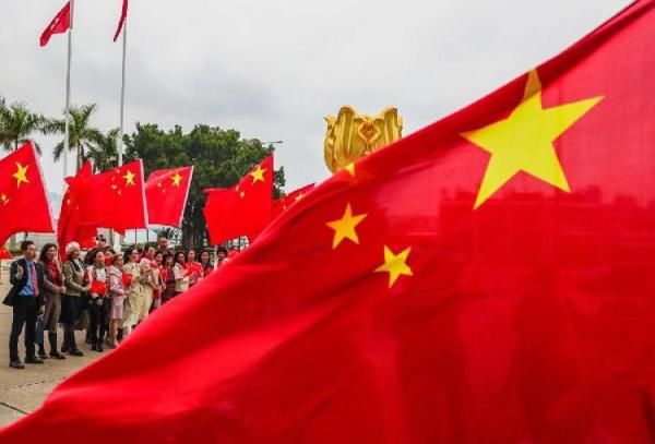  [祖国]2020年第一天的香港紫荆广场