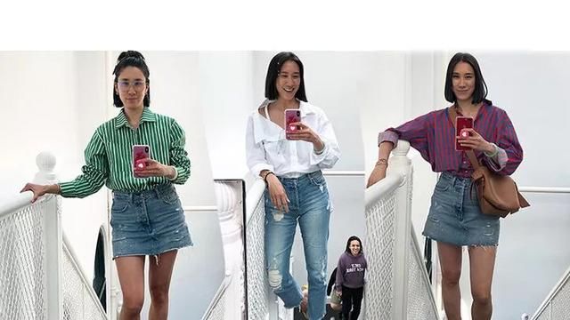 时髦办|Eva Chen这个时髦精,夏天最爱还是衬衫+牛仔(和我一样