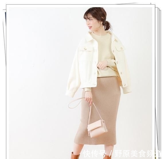 #明媚#黄色单品正在流行！15种黄色针织衫日系造型，明媚的春天气息