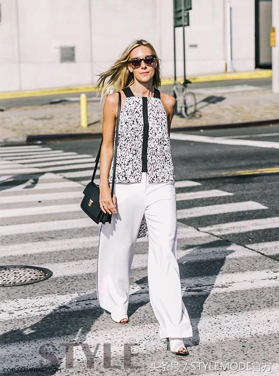 背心搭阔腿裤，大写加粗的高级清凉夏装！