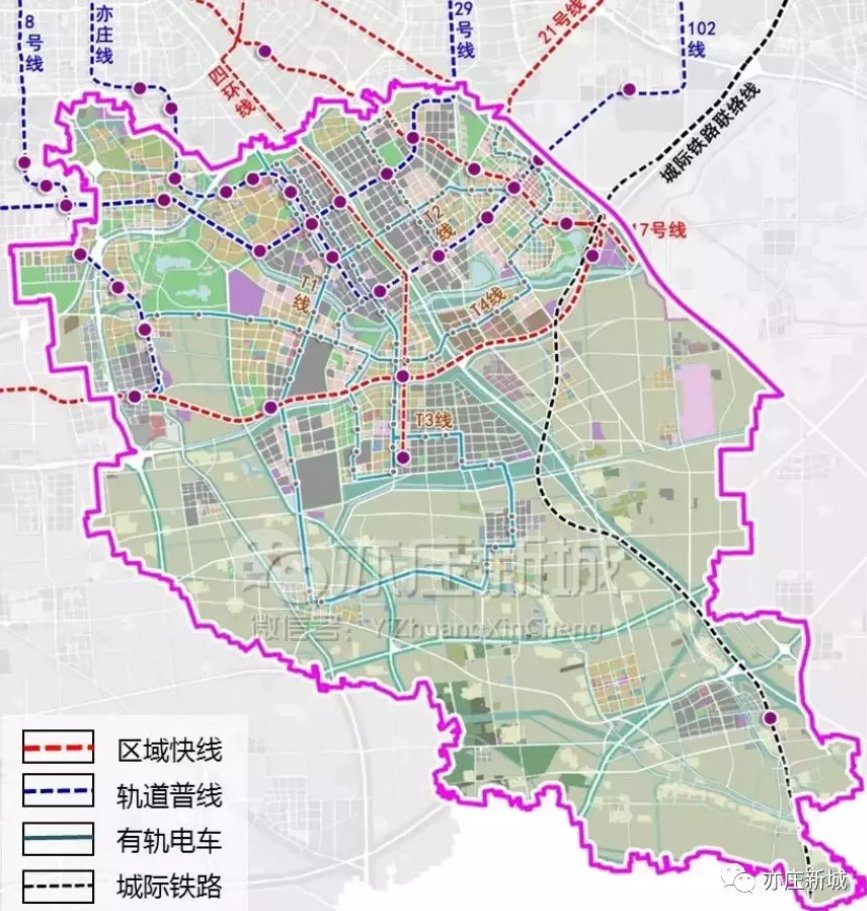 北京地铁29号线 又见横贯亦庄核心区地铁规划