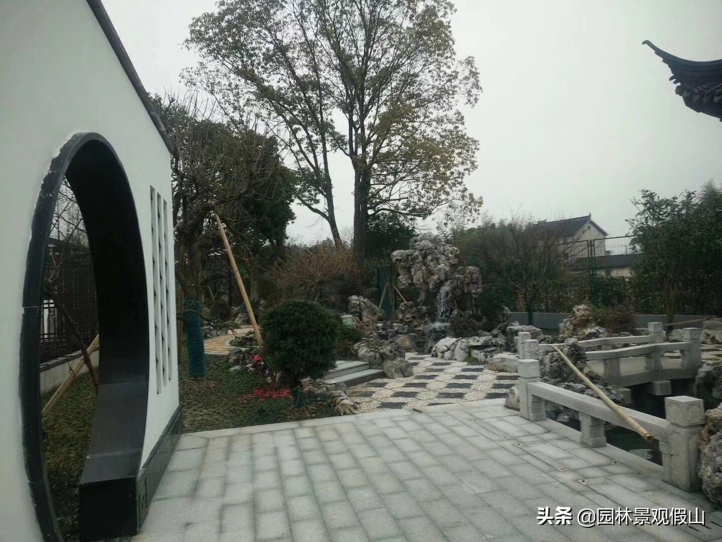 中式庭院假山图集