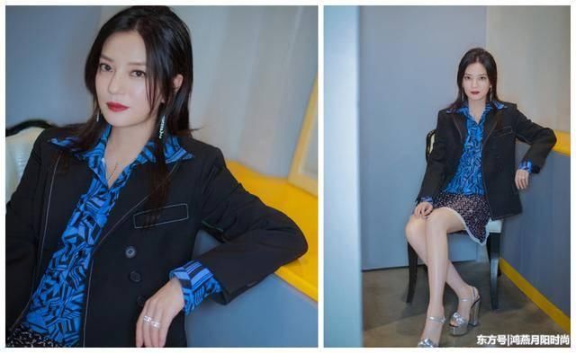 赵薇亮相，模样真的好精致，过了四十岁这么会打扮的女生不多！