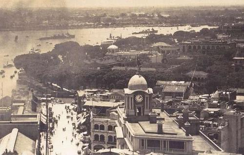 民国时期的广州老照片:高楼林立,航运繁忙,城市繁荣规模大