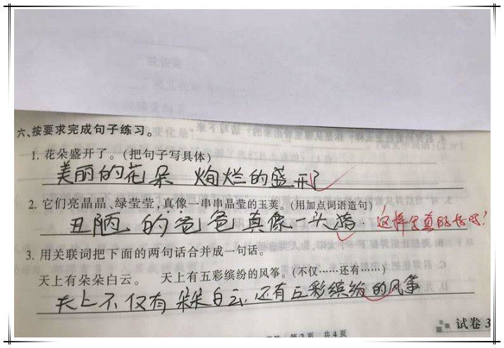 「答案」小学生考试化身“段子手”,答案清奇脑洞大开,网友:老师要气死