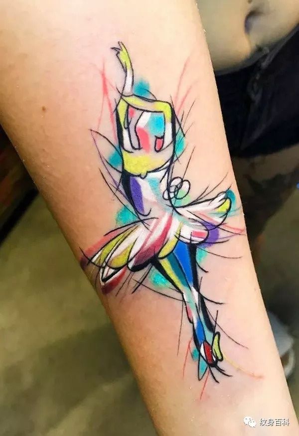 这些水彩纹身，容易把眼睛看花，你敢不敢看?