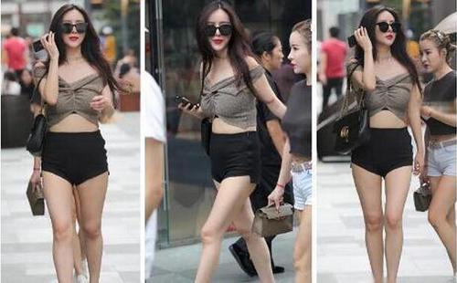 身材微胖的小姐姐，紧身穿搭秀出完美姿，很美很迷人！