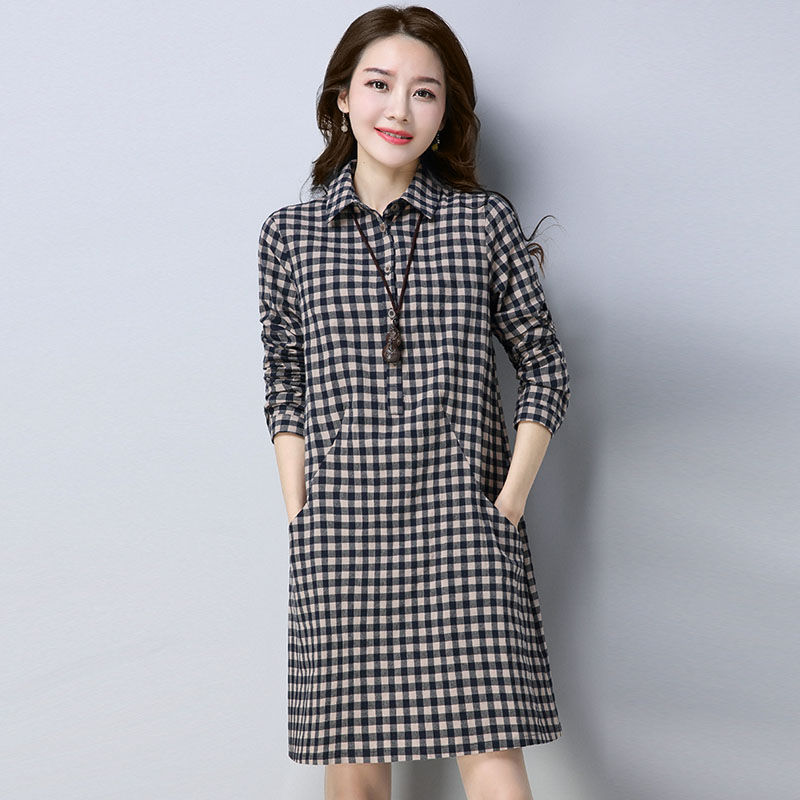 金九银十我们去出游，老婆穿这“棉麻”秋裙，美得路人一眼三回头