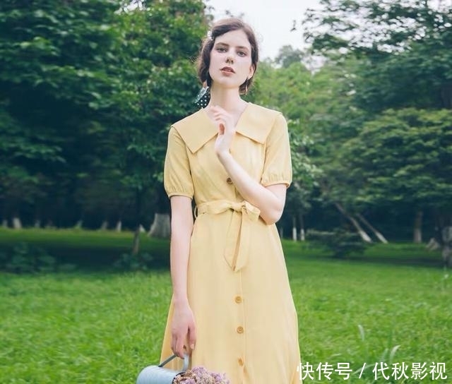 #时髦#穿起来就很气质的“茶歇裙”,把它穿在身上,时髦又高级