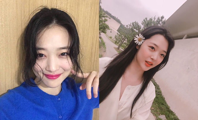 崔雪莉晒最新美照 清纯又性感的独特气质十分迷人