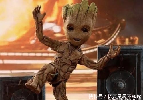 《复联4》格鲁特全新形象归来,从"树精"变成了"树魔"