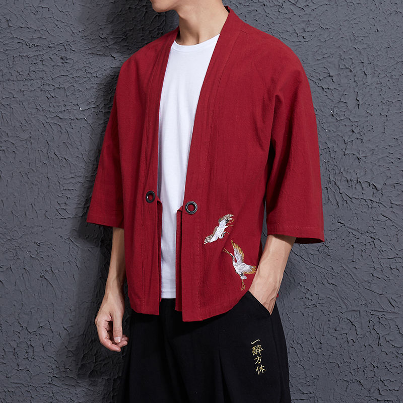 老公发誓再也不穿牛仔裤!穿今年流行的“亚麻衫”,忒年轻了