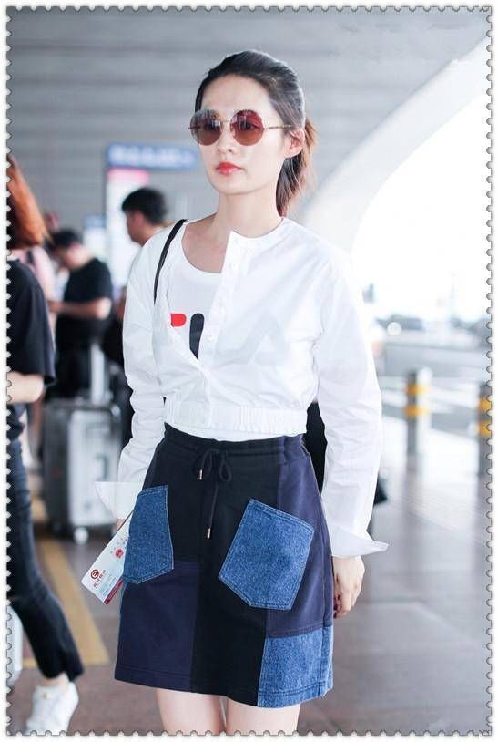 都说李沁有逆天大长腿，可是这次穿短裙，竟完全被宋茜比下去了?