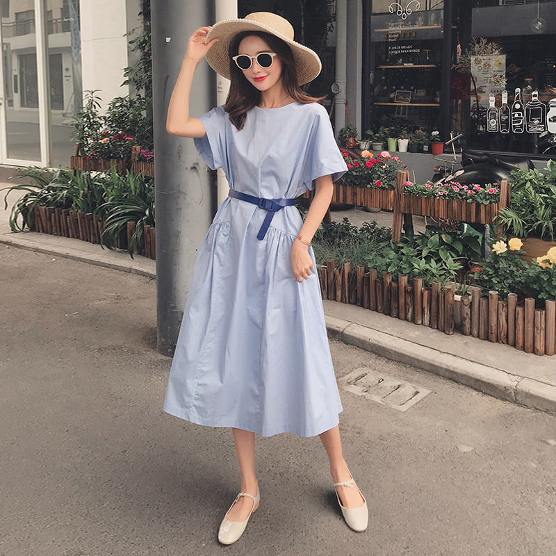 有一种风叫冷淡风,有一种裙叫冷淡裙!7月新款,气质女神穿出来