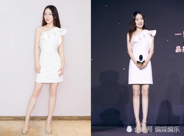 霍思燕的露肩装已经很美了，想不到高圆圆让她遇到了对手