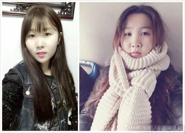 城市里打拼的农村姑娘回乡,晒了素面朝天的对比照,有点懵了!