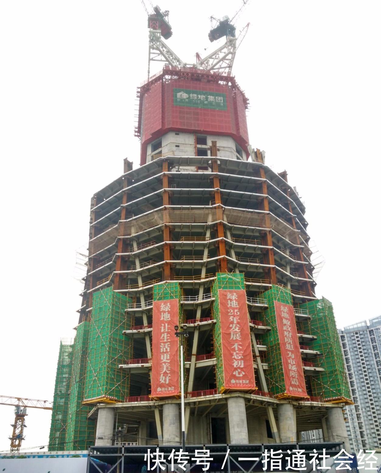 “成都第一高楼468蜀峰”带你看看修建情况是怎样的？