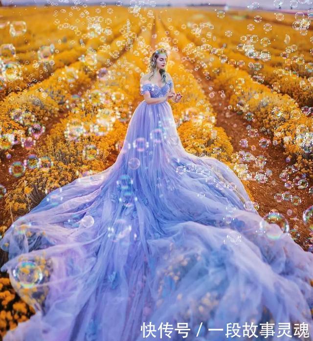  #作品#当她穿上裙子，简直比童话里的公主还要美