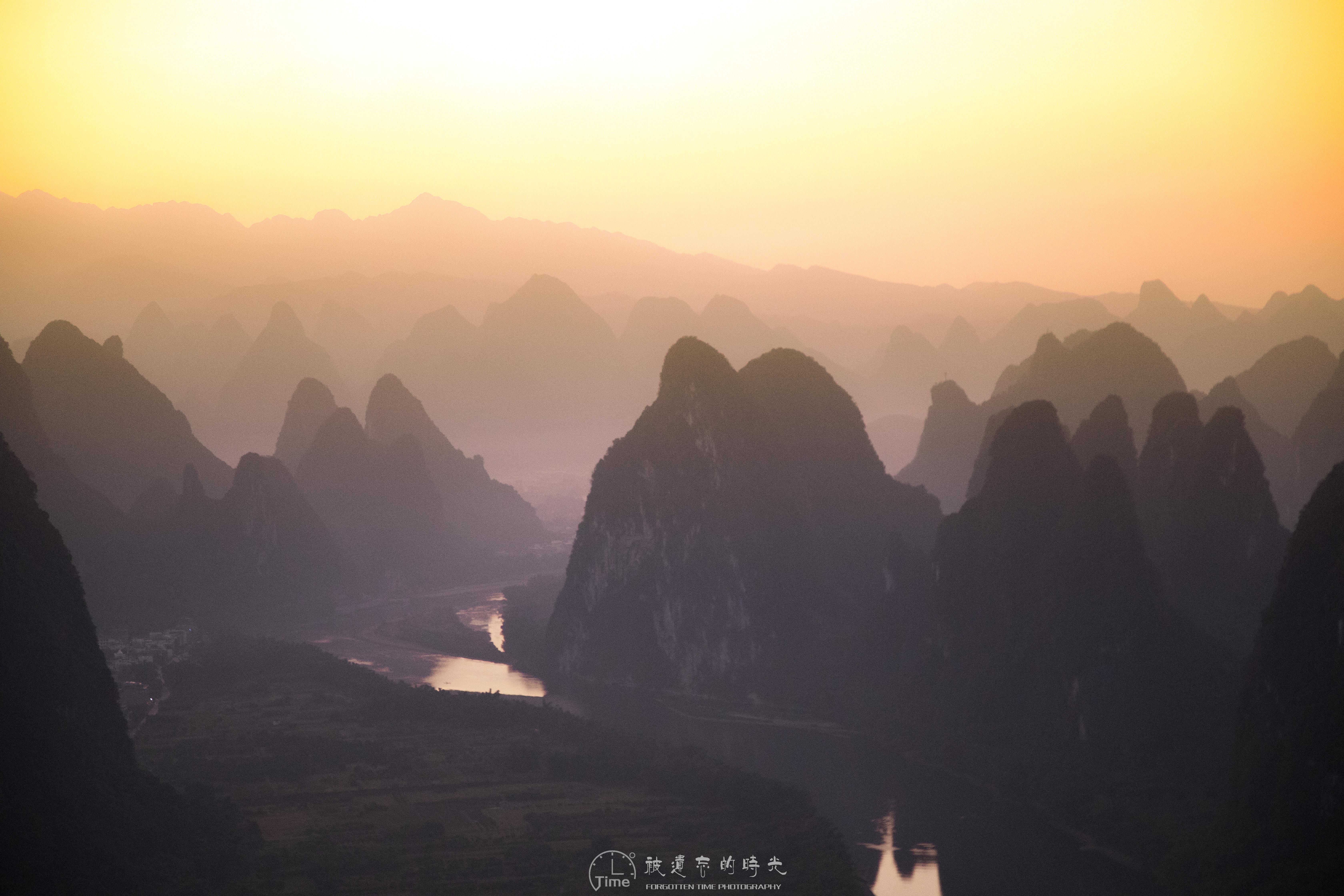 相公山等一场日出，寻找甲天下的桂林山水