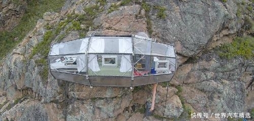 建在百米悬崖上的酒店，还是全透明的，你敢住吗