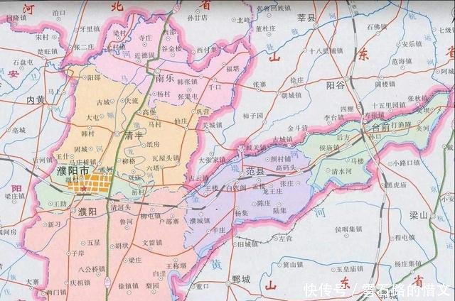 河南一个县与山东六个县接壤，仅临河南一个县