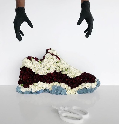 鲜花做成鞋是什么体验?