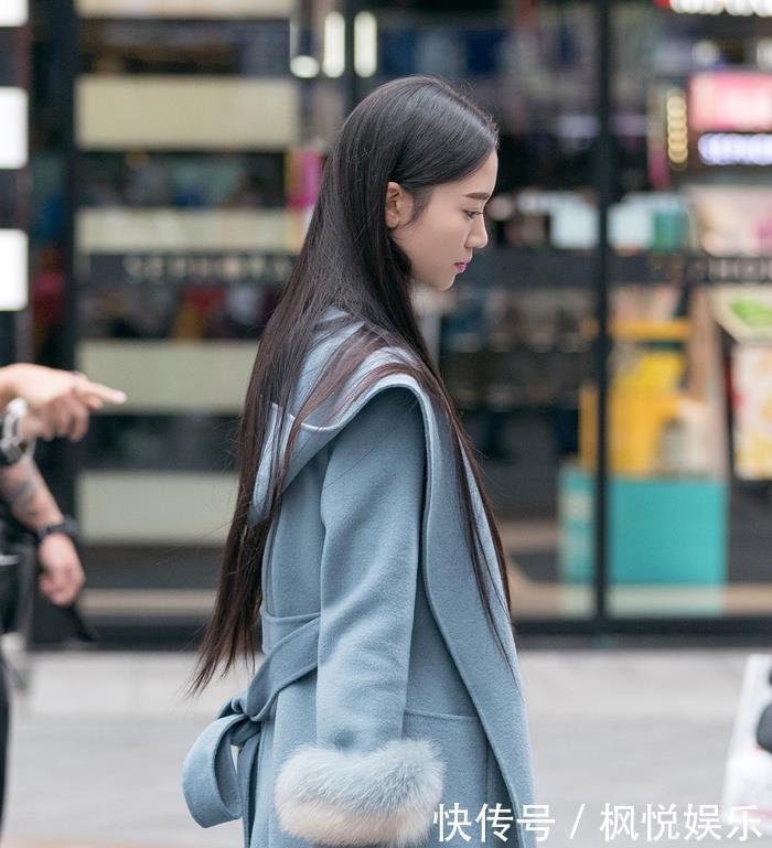  「秀气」街拍小姐姐的汉服比较秀气，有种小家碧玉的感觉