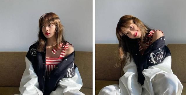  『小吊带』Lisa把吊带背心穿火了！这么搭时髦显瘦又高级，美得毫不费力