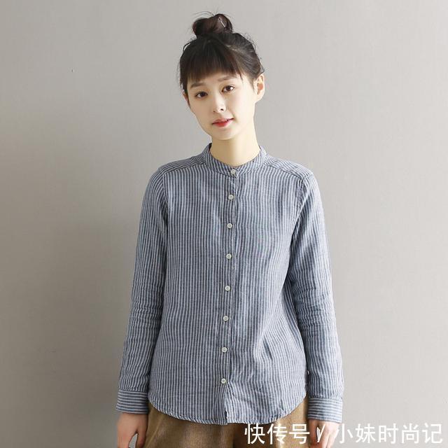  「气质」长短款的衬衫都有，气质还不输别人