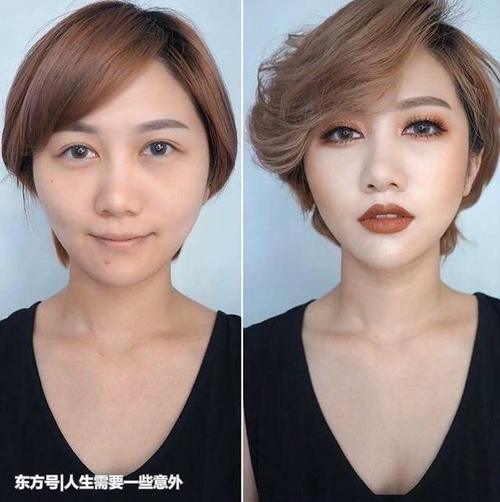 化妆真的算是一门邪术了,丑女到女神只差一套化妆品之间的距离了