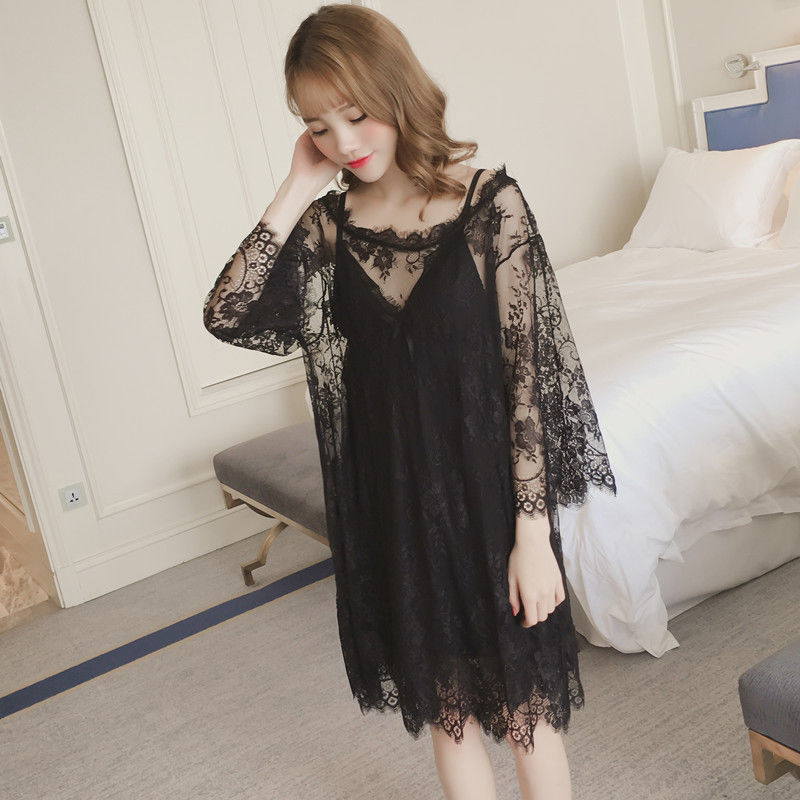 女人裸睡未必好,学下图穿“冰丝睡裙”,自带胸垫,忒享受不束缚