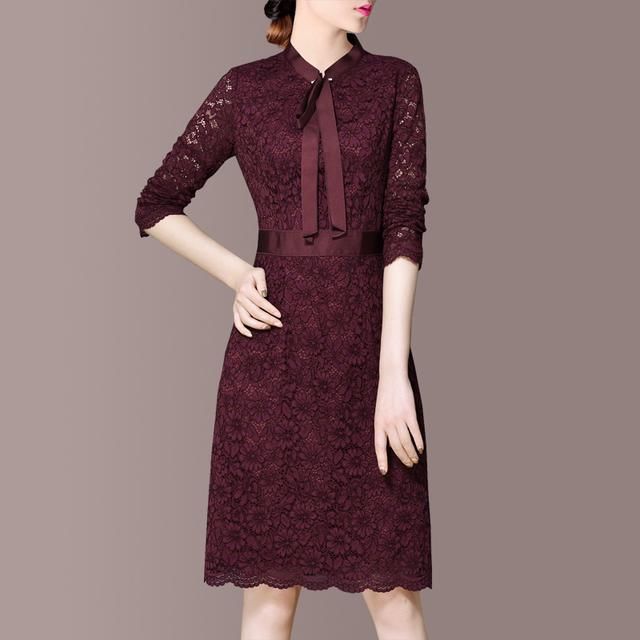 偶然发现：“玫瑰红”裙，一款比一款高贵优雅，忒适合6070后