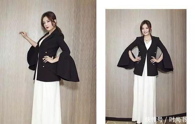 江疏影和杨幂都靠着这身拼装西装重回18岁，你的巅峰在哪里？