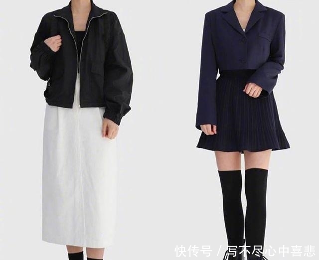  『女生』小个子女生显高穿搭，短款衫+高腰裙裤，160cm轻松穿出170cm效果