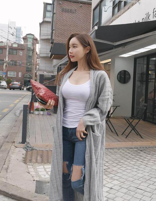 烟笼紧身牛仔裤, 不愧是国民老婆, 一如既往的漂亮