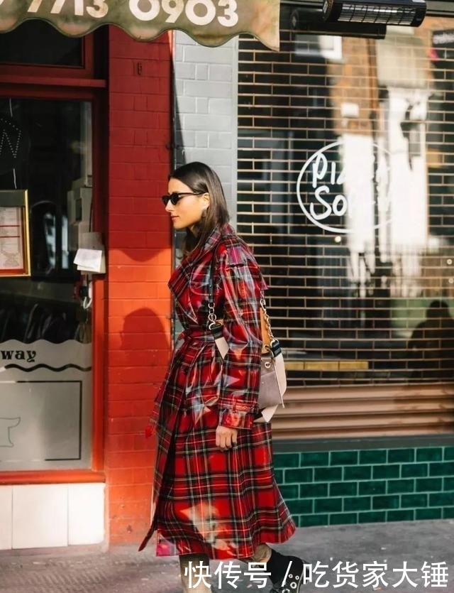  #格纹西装#秋冬必穿的格纹，时髦炸了