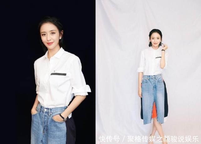 杨幂把裙子套裙子上？佟丽娅更狠直接缝个裤子！女神的时尚好难懂