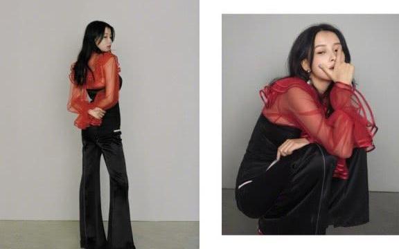 孙怡裙子穿的也太短了，都短到只能遮住大腿根了，网友：这腿我服